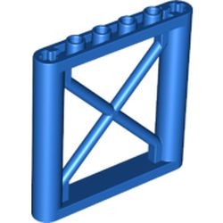 64448-7 Steun 1x6x5 vakwerk blauw NIEUW *2B071