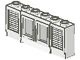 646-1 Raam 1x6x2 KLASSIEK met glas en luiken wit NIEUW *1L0000