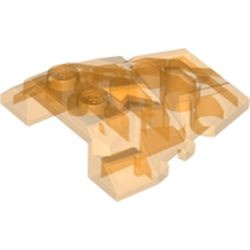 64867-98 Wig 4x4 gefragmenteerde top transparant oranje NIEUW *
