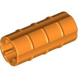 6538-4 Technic, As koppelaar ribbel breedterichting oranje NIEUW *1A073