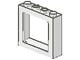 6556-1G Trein, raam 1x4x3 met gesloten noppen L+R wit gebruikt *1C039 - Img 1