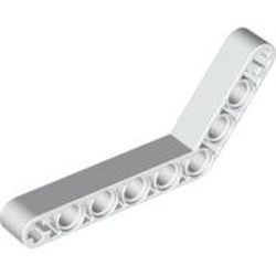 6629-1 Technic, Hefbalk 1x9 gebogen (6x4) dik wit NIEUW *1D000