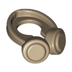 66913-69 Koptelefoon crème,donker NIEUW *0M0000