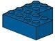 702-7G Steen 4x4 hoek blauw gebruikt *