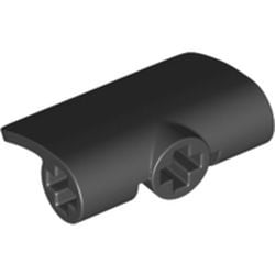 71682-11 Technic, paneel gebogen 2x3x1 zwart NIEUW *4T089