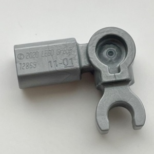 72869-95 Mechanische arm houder met clip gebogen zilver, mat NIEUW *0B0000