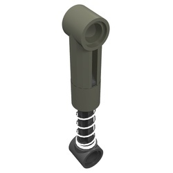 731c06-10G Technic Schokbreker 6.5L, ZACHTE VEER compleet donker, grijs (klassiek) gebruikt *5K500