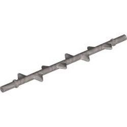 73828-95 Liaan 10L met spikes, flexibel rubber zilver, mat NIEUW *0L0000