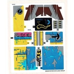 75157stk01 STICKER 75157 Captain Rex's AT-TE NIEUW *0S0000