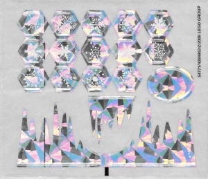 7577stk01 STICKER 7577 Winter Wonder Palace NIEUW *0S0000