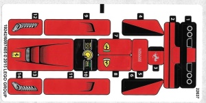 75899stk01 STICKER 75899 La Ferrari NIEUW *0S0000