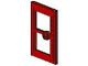7930-5G Deur 1x3x4 met 2 ruiten- zie frame 3579 rood gebruikt *1C031