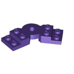 79846-80 Platte plaat 2x6x2/12 paars, donker NIEUW *5C017