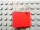 801a-5G Deur 1x3x3 links met ruit boven horizontale hendel rood gebruikt *1C028