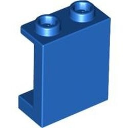 87552-7G Paneel 1x2x2 met kleine zijschotjes blauw gebruikt *1F014