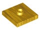 87580-115 Platte plaat 2x2 1 centrale nop goud, parel NIEUW *1B349 - Img 2
