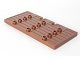 87601-88 Massieve rechthoekige kasteeldeur 1x5x8 1/2 (hoog model) bruin, roodachtig NIEUW *