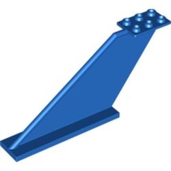 87614-7G Staart 12x2x5 blauw gebruikt *1D040
