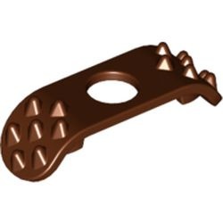 88295-88 Schouderbescherming met spikes bruin, roodachtig NIEUW *0B0000