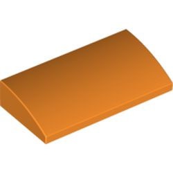 88930-4 Dakpan gebogen 2x4x2/3 geen noppen, MET bodemtubes oranje NIEUW *1B104
