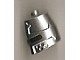 89520-67 Ridderhelm met sleuf voor ogen zilver, metallic NIEUW *0L0000