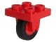 8c01-5G Houder voor wiel landingsgestel MET wiel 3464c01) rood gebruikt *