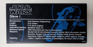90498pb10b-11G Tegel 8x16 met Star Wars Slave l patroon (Sticker) zwart gebruikt *5T12-01
