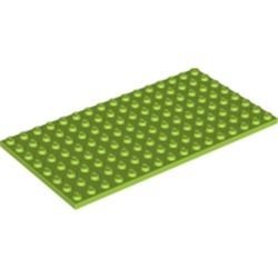 92438-34G Platte plaat 8x16 lime gebruikt *1A048