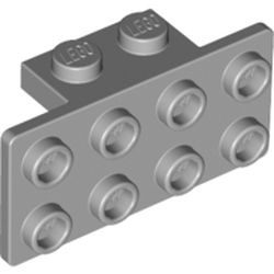 93274-86 Verbindingsplaat 1x2- 2x4 (breed) grijs, licht (blauwachtig) NIEUW *1B264
