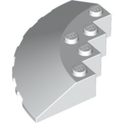 95188-1 Steen, 6x6 hoek met 33 graden afloop wit NIEUW *5K000