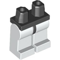 970c01-1 Benen wit, heupen zwart wit NIEUW *2B000