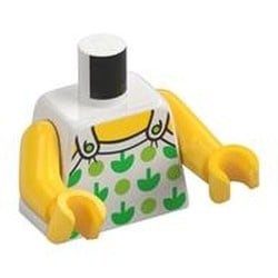 973pb2732c01-1 Torso, top met appeltjes wit NIEUW *0B0000