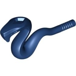 98136-63G Slang gekronkeld blauw, donker gebruikt *1E011