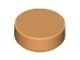 98138-150 Tegel 1x1 ROND caramel, midden NIEUW *1B141