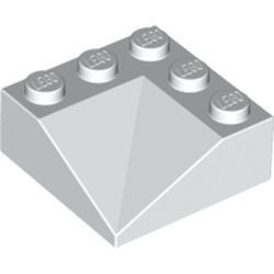99301-1G Dakpan 33 graden hoek 3x3 BINNENZIJDE wit gebruikt *1D033