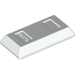 99563-1 Steen vorm goudbaar wit NIEUW *1B052