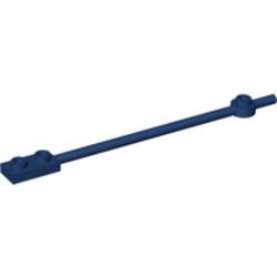 99784-63 Paal 1x12: 1x2 plaat OPEN noppen + 1x1 ronde plaat blauw, donker NIEUW *1B321