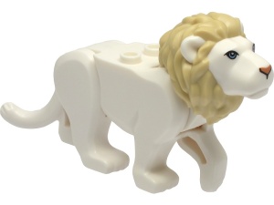 bb0787c04pb01-1 Witte leeuw wit NIEUW *0D000