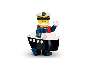 col23-9 Kapitein met boot en standaard NIEUW *0M0000