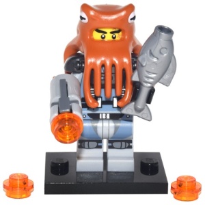 coltlnm-12 The Ninjago Movie- Shark Army Octopus met vis en voetstuk NIEUW *0M0000