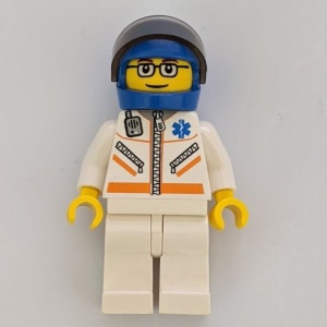 cty0080G Dokter- ETM ster, ritsluiting, blauwe helm gebruikt *0M0000