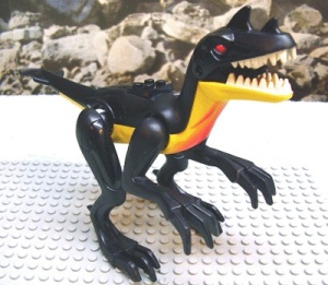 DARaptor1-3 Dinosaurus- Raptor geel PAKKETPOST NIEUW *