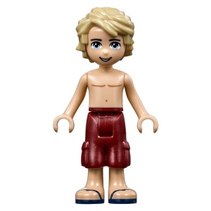 frnd265 Friends- Mason, donkerrode shorts, zonder shirt NIEUW *2M0000