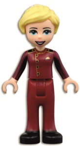 frnd452 FRIENDS -Stephanie, donkerrood uniform NIEUW *2M0000