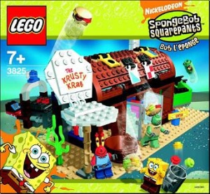 INS3825-G 3825 BOUWBESCHRIJVING- Krusty Krab gebruikt *LOC BE
