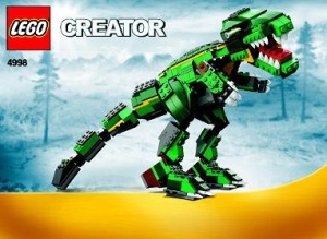 INS4998-G 4998 BOUWBESCHRIJVING- StegoSaurus (3 boekjes) gebruikt * - Img 1