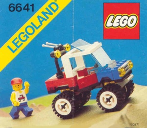INS6641-G 6641 BOUWBESCHRIJVING- Four Wheelin's Truck gebruikt *LOC RBL