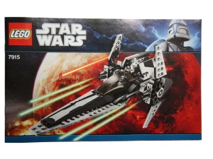 INS7915-G 7915 BOUWBESCHRIJVING- Imperial V-wing Starfighter gebruikt *LOC RBSW