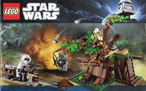 INS7956 7956 BOUWBESCHRIJVING- Ewok Attack NIEUW *LOC 6202