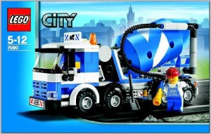 INS7990 7990 BOUWBESCHRIJVING- Cement Mixer NIEUW *